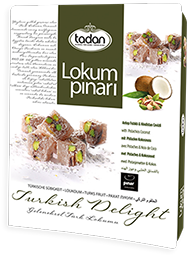 Turkish Delight With Pistachios and Coconuts